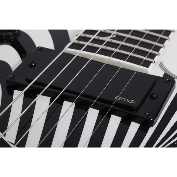 Guitarra Schecter Odin Grail Blizzard Vintage White #4541 - Imagem 9