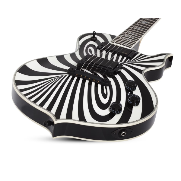 Guitarra Schecter Odin Grail Blizzard Vintage White #4541 - Imagem 4