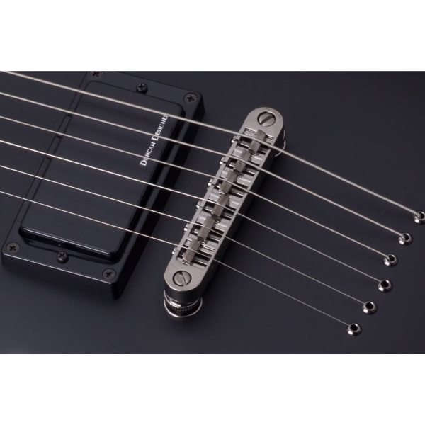 Guitarra Schecter Demon-6 LH Satin Black #3665 - Imagem 3