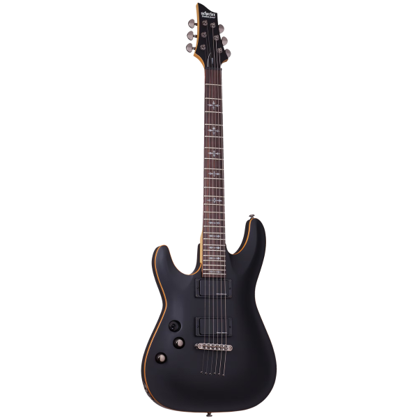 Guitarra Schecter Demon-6 LH Satin Black #3665