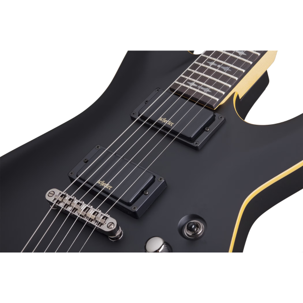 Guitarra Schecter Demon-6 LH Satin Black #3665 - Imagem 8