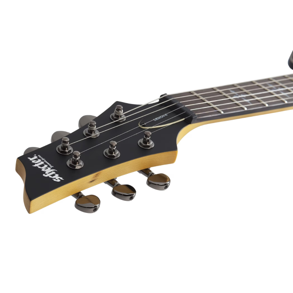 Guitarra Schecter Demon-6 LH Satin Black #3665 - Imagem 9