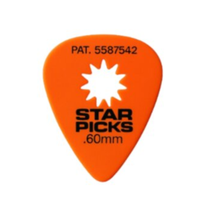 Kit Com 72 Palhetas Star Picks #30012 60MM Orange