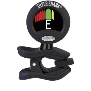 Afinador Snark SIL-BLK Silver Snark Chromatic Clip On 360