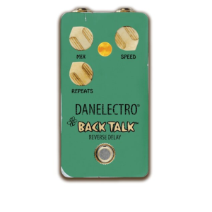 Pedal Danelectro BAC-1 Black Talk Reverse Delay