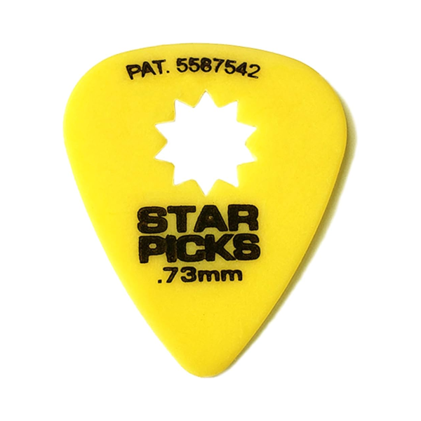 Kit Com 72 Palhetas Star Picks #30013 73MM Yellow