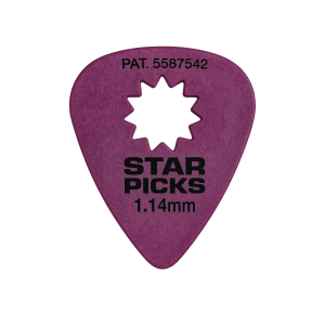 Kit Com 72 Palhetas Star Picks #30016 1.18MM Purple