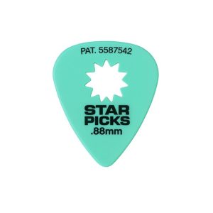 Kit Com 12 Palhetas Star Picks #30024 88mm Green