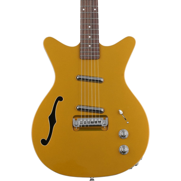 Guitarra Danelectro Fifty Niner Semi-Hollowbody - Gold Top - Imagem 2