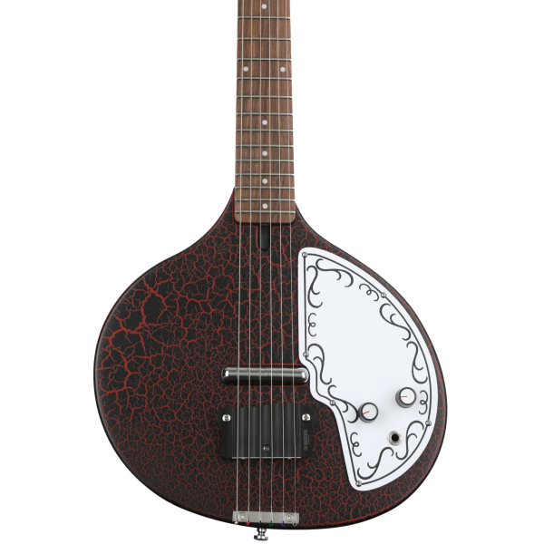 Baby Sitar Danelectro - Red Crackle - Imagem 2