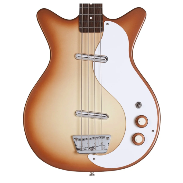 Contrabaixo Danelectro '59 DC Long Scale Bass Copper Burst - Imagem 2