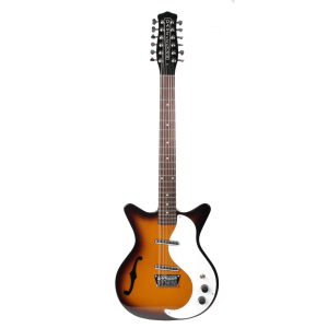 Guitarra Danelectro Semi-Hollowbody 12 C - Tabacco Sunburst