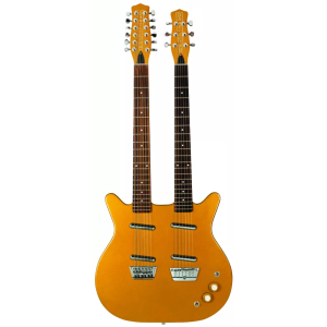 Guitarra Danelectro Doubleneck 6/12 Strings - Gold