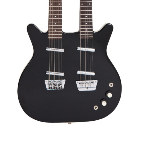 Guitarra Danelectro Doubleneck 6/12 Strings - Black - Imagem 2