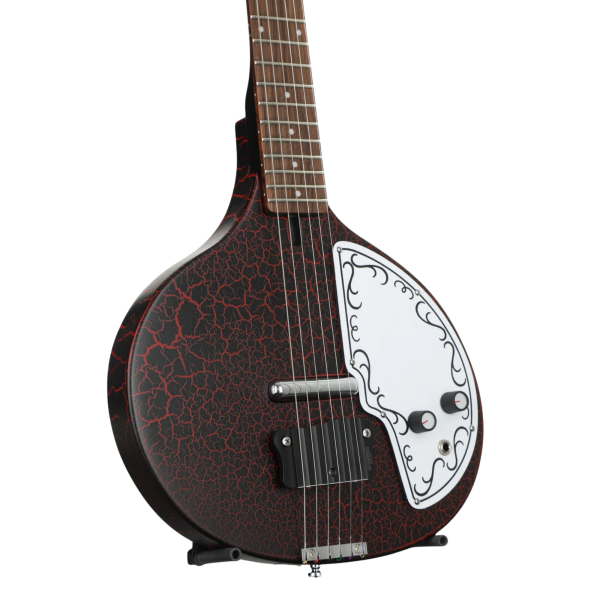 Baby Sitar Danelectro - Red Crackle - Imagem 3