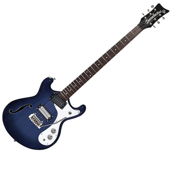 Guitarra Danelectro 66 BT Barítone - Transparent Blue - Imagem 3
