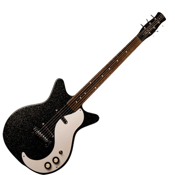 Guitarra Danelectro '59 M MJ - Black Metal Flake - Imagem 4