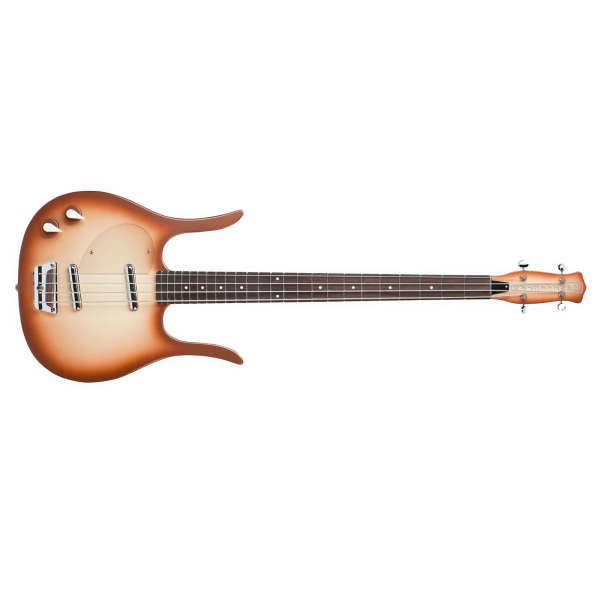 Contrabaixo Danelectro '58 Longhorn Bass Canhoto - Copper Burst - Imagem 3