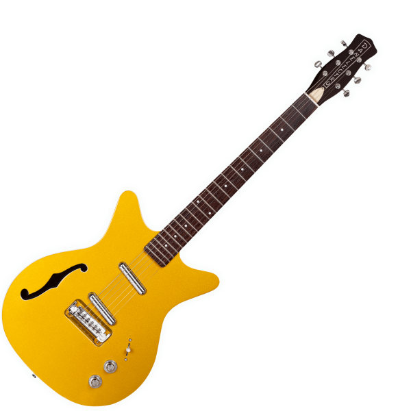 Guitarra Danelectro Fifty Niner Semi-Hollowbody - Gold Top - Imagem 3