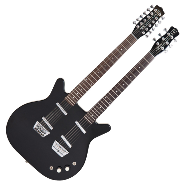 Guitarra Danelectro Doubleneck 6/12 Strings - Black - Imagem 3