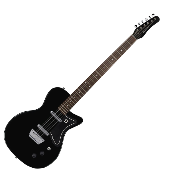 Guitarra Danelectro Baritone - Black (Dolphin Headstock) - Imagem 3
