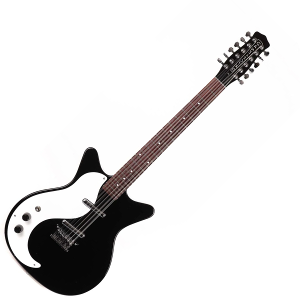 Guitarra Danelectro 12 Cordas Canhoto - Black - Imagem 3