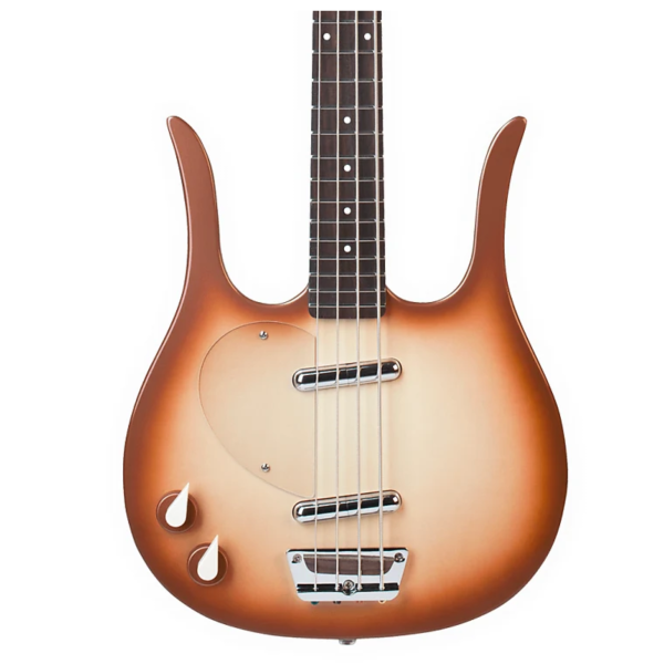 Contrabaixo Danelectro '58 Longhorn Bass Canhoto - Copper Burst - Imagem 4