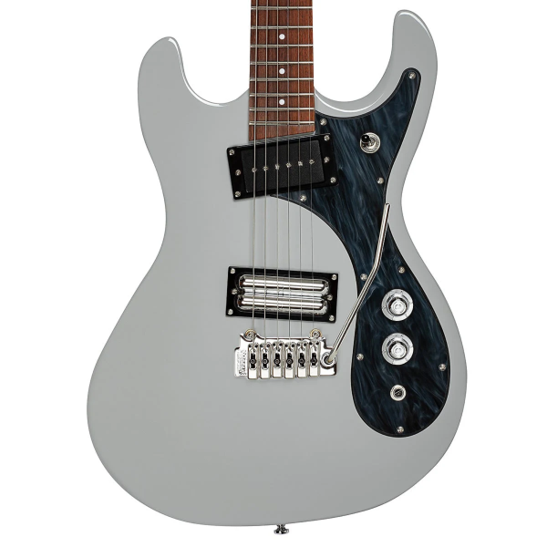 Guitarra Danelectro 64 XT - Ice Grey BKMB - Imagem 3