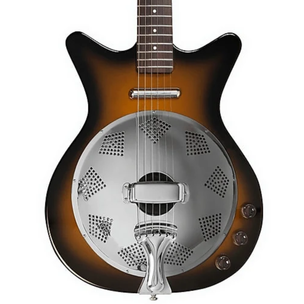 Guitarra Danelectro '59 Resonator Tobacco - Imagem 4