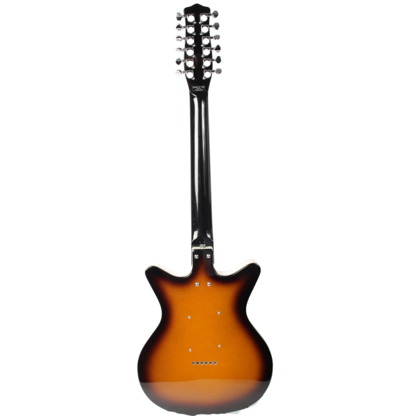 Guitarra Danelectro Semi-Hollowbody 12 C - Tabacco Sunburst - Imagem 4