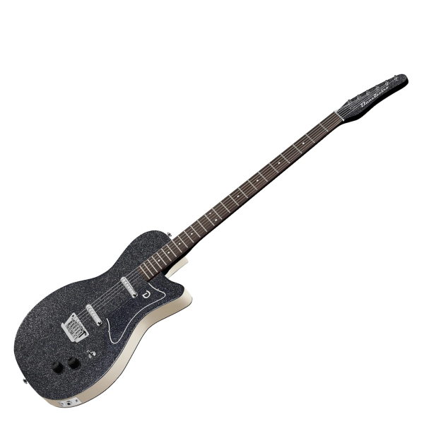 Guitarra Danelectro Baritone Black Metalflake - Imagem 3