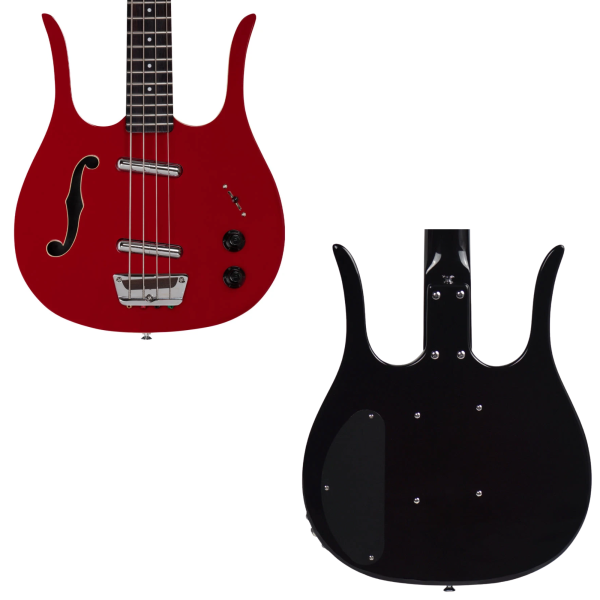 Contrabaixo Danelectro '58 Longhorn Bass - Red Hot - Imagem 2