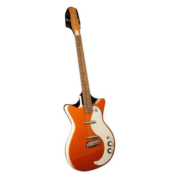 Guitarra Danelectro '59 M NOS+ Orange Metalflakes - Imagem 2