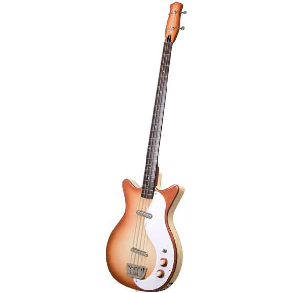 Contrabaixo Danelectro '59 DC Long Scale Bass Copper Burst - Imagem 6