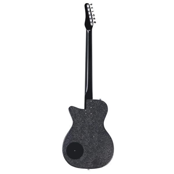 Guitarra Danelectro Baritone Black Metalflake - Imagem 2