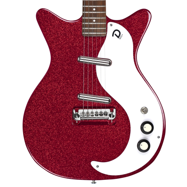 Guitarra Danelectro '59 M NOS+ Red Metalflake - Imagem 6