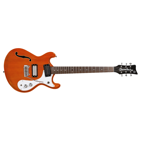 Guitarra Danelectro 66T -  Transparent Orange - Imagem 6