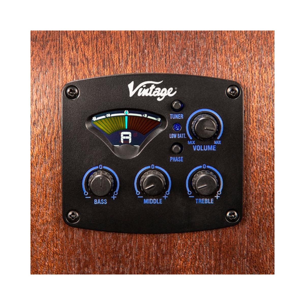 Baixolão Vintage Statesboro VCB440WK 4 Cordas Eletroacústico - Imagem 4