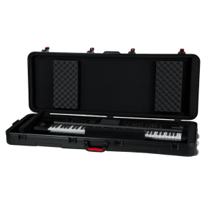 Case Teclado Gator Gtsa Key76 Moldado 6/ 8 Com Rodinhas