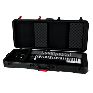 Case Teclado Gator Gtsa Key61 Moldado 5/ 8 Com Rodinhas