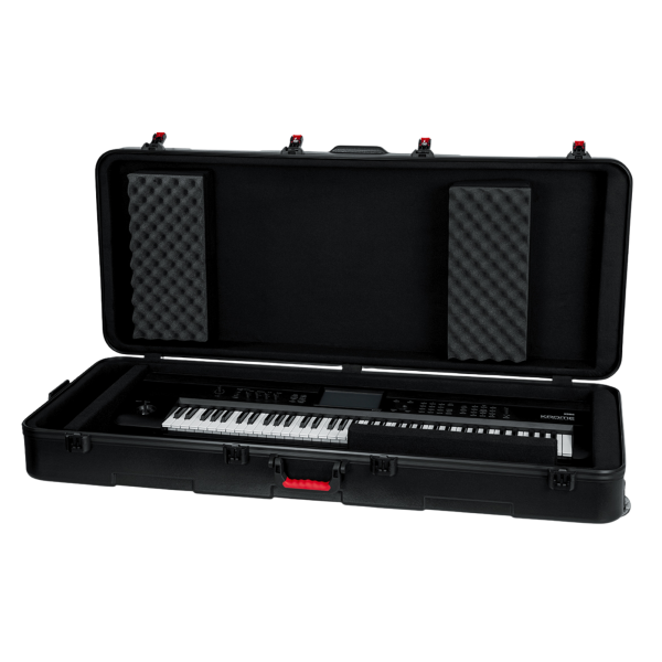 Case Teclado Gator Gtsa Key76 Moldado  6/8 Extra Com Rodinhas - Imagem 5