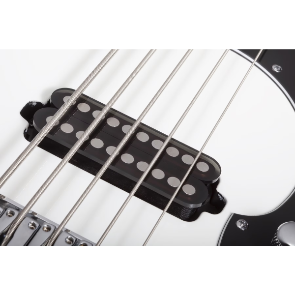 Contrabaixo Schecter Stargazer-5 Gloss White #683 - Imagem 7