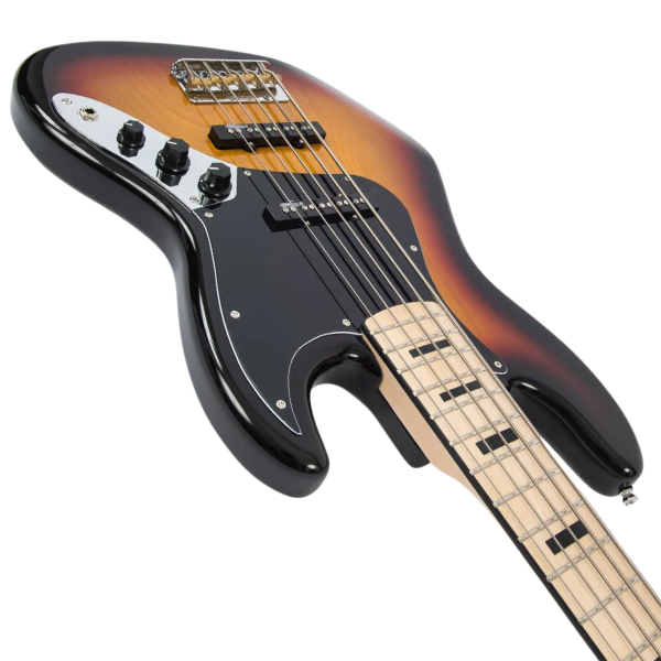 Contrabaixo Vintage Reissued VJ75MSSB Maple FB Sunset Sunburst - Imagem 6