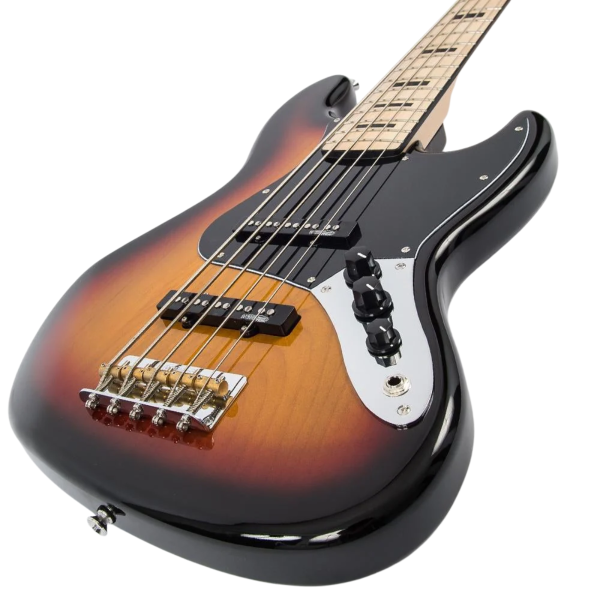 Contrabaixo Vintage Reissued VJ75MSSB Maple FB Sunset Sunburst - Imagem 5