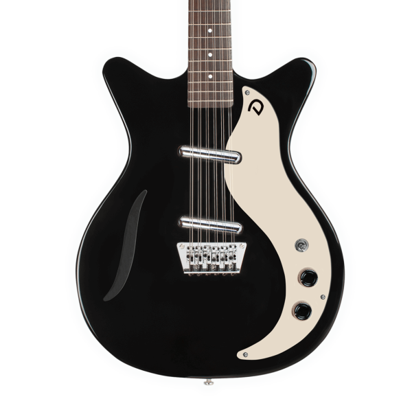 Guitarra Danelectro Vintage 12 String Gloss Black - Imagem 3