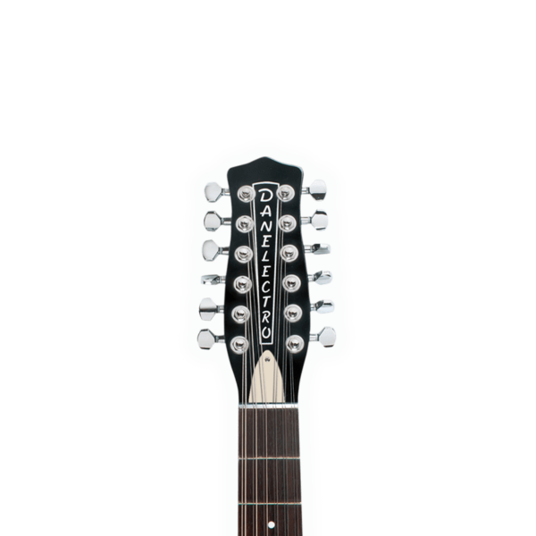Guitarra Danelectro Vintage 12 String Gloss Black - Imagem 4