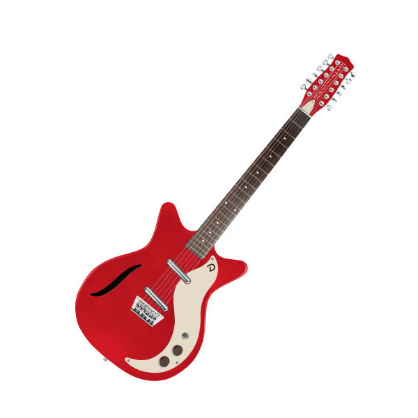 Guitarra Danelectro Vintage 12 String Red Metallic - Imagem 2