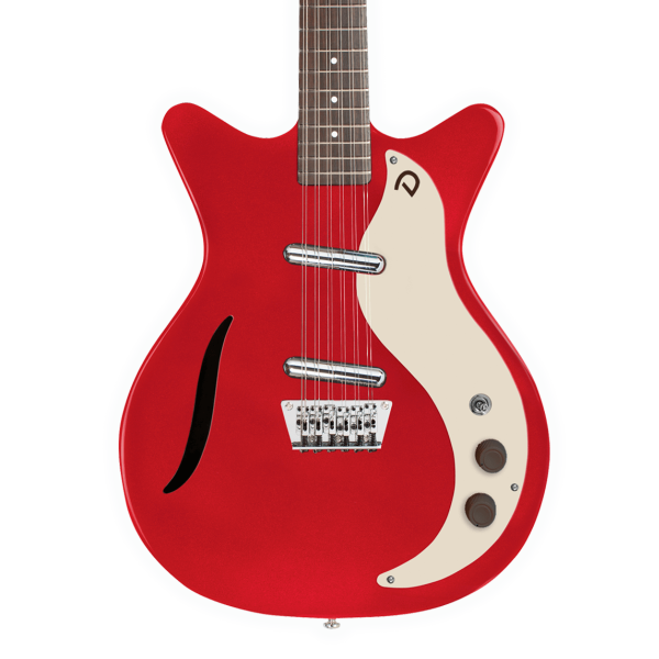 Guitarra Danelectro Vintage 12 String Red Metallic - Imagem 3