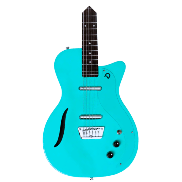 Guitarra Danelectro Vintage Baritone Dark Aqua - Imagem 4