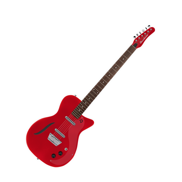 Guitarra Danelectro Vintage Baritone Red Metallic - Imagem 2